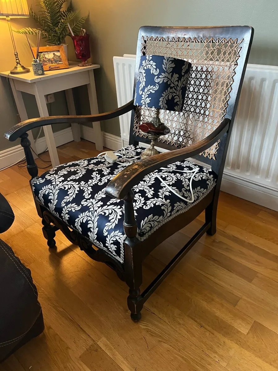 Antique cane back chair (PENDING)