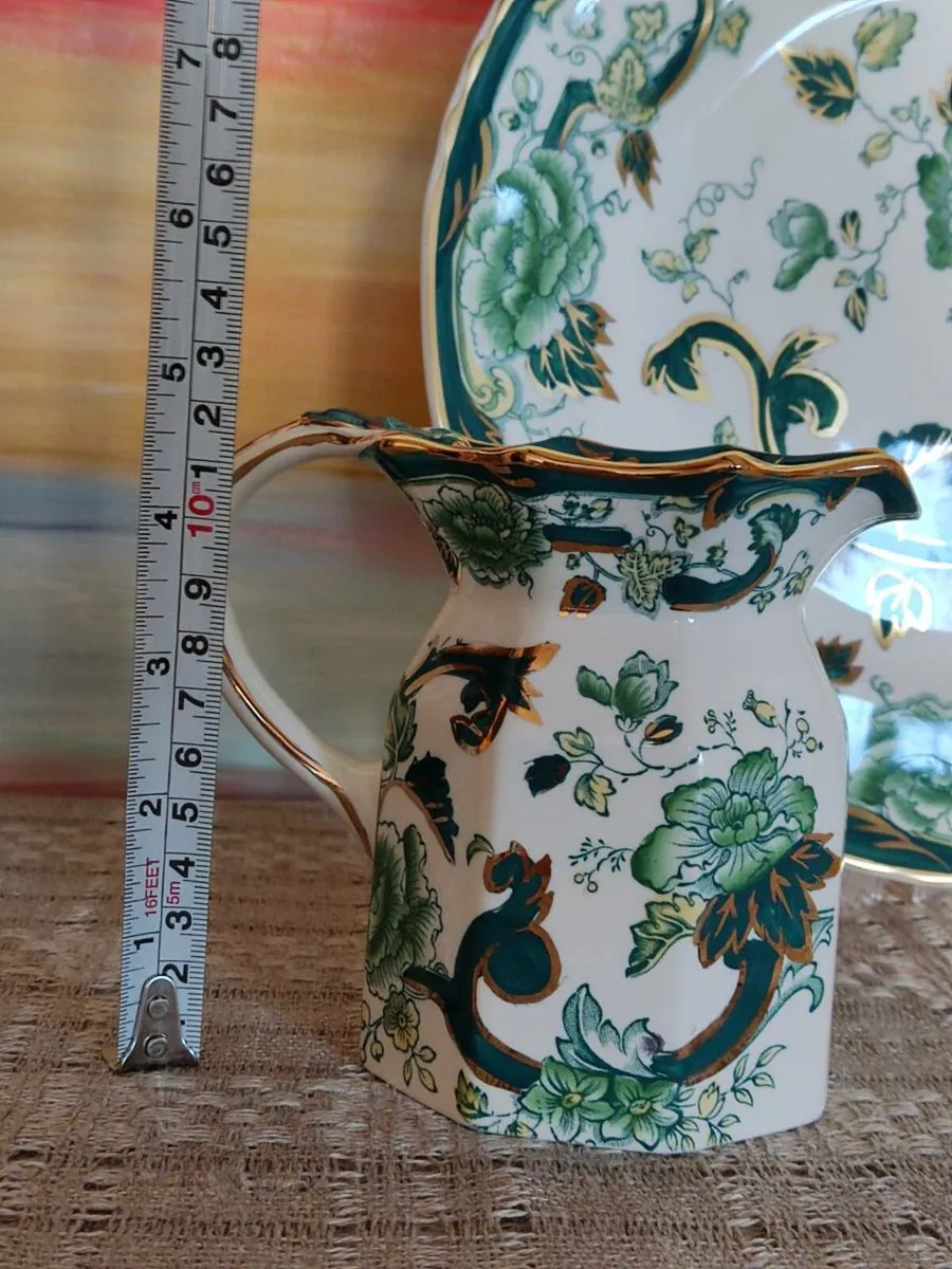 Vintage Mason's jug and dinner plate. - Image 3