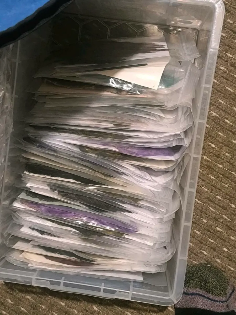 Fly tying capes saddles tinsels threads tools etc. - Image 2