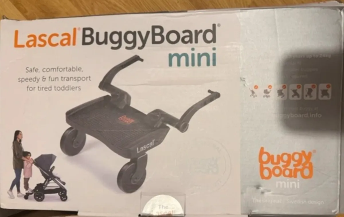 Lascal mini BuggyBoard with connector - Image 1
