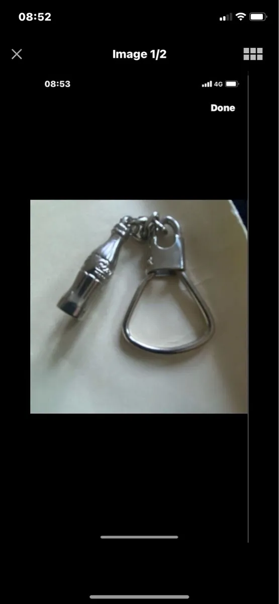 Rare Coca Cola Key Ring - Image 1