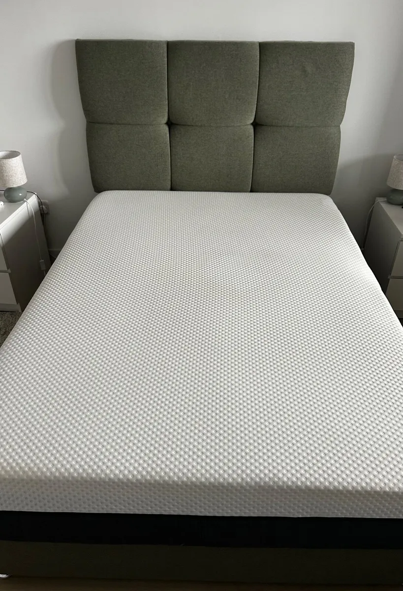 Double Bed with Spring Foam Mattress - Image 1