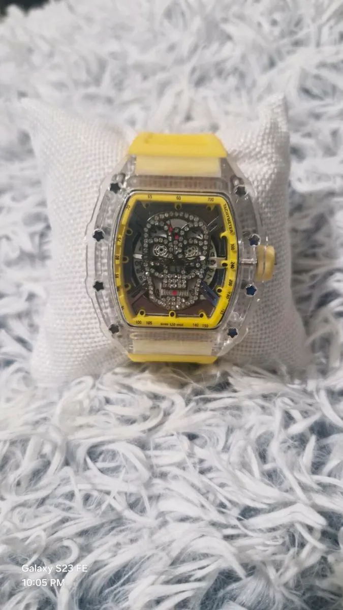 RM style Skeleton/skull day date watch - Image 1