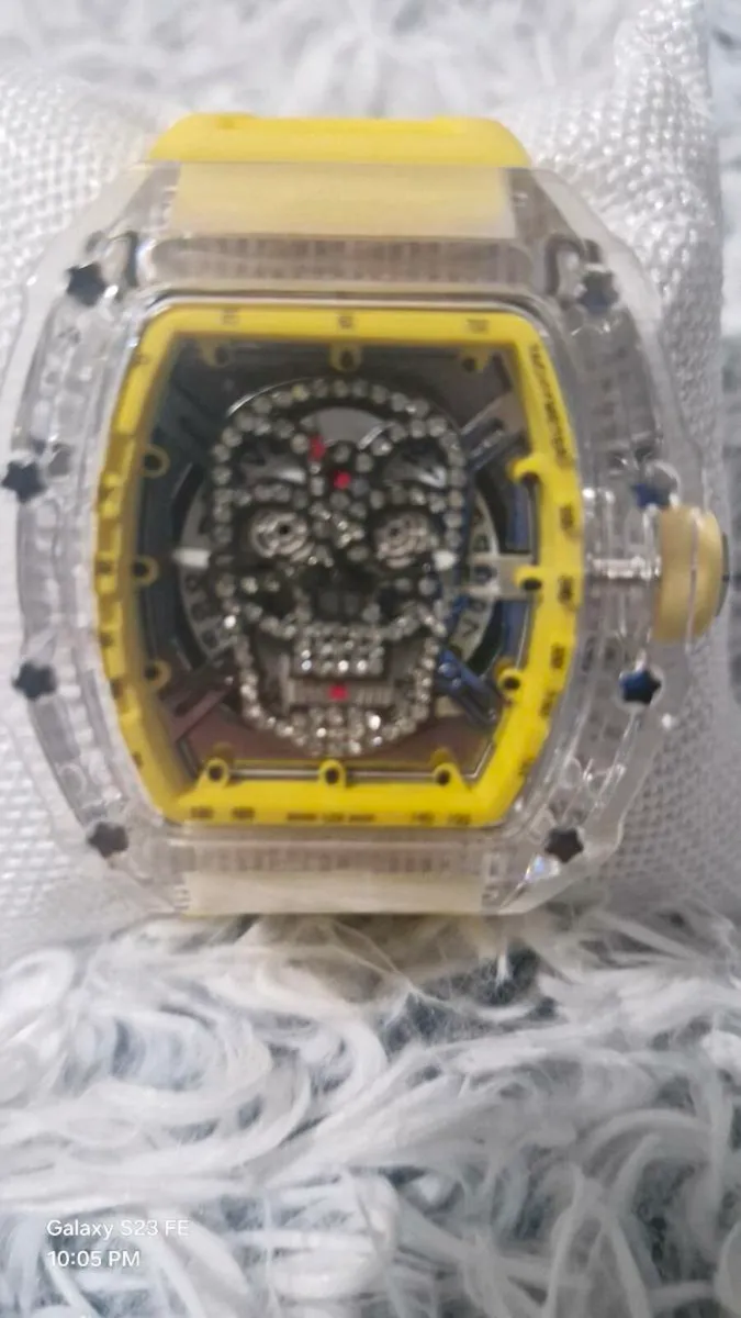 RM style Skeleton/skull day date watch - Image 2