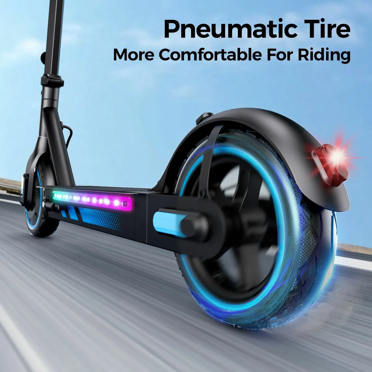 Adult Blue HiQis V10 E-Scooter 500W - Image 1