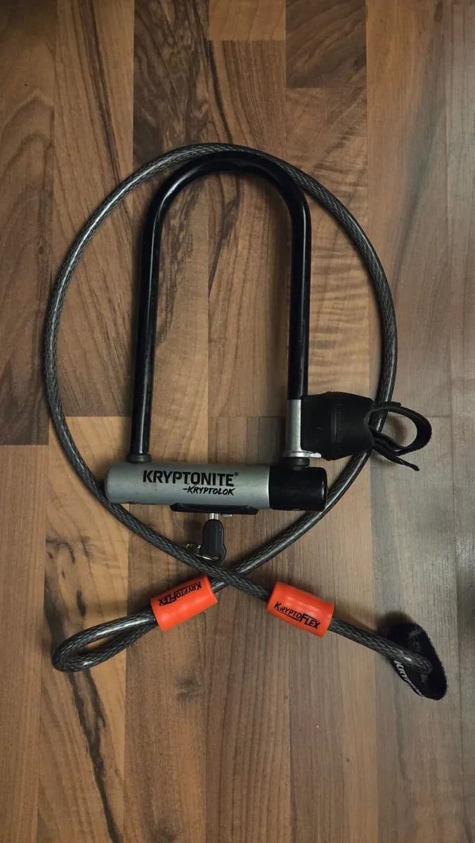Kryptonite bike lock with cable