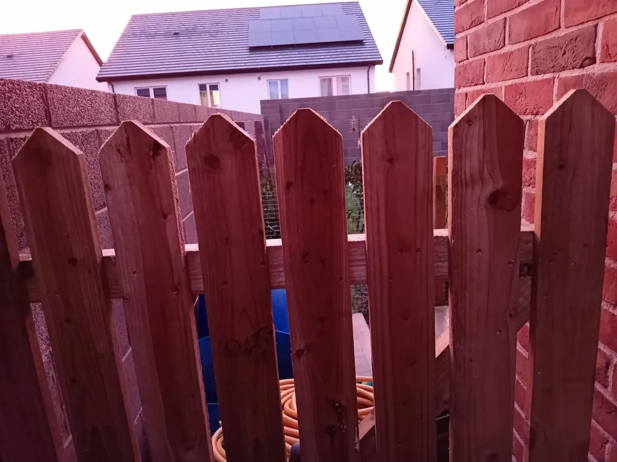 Wooden Garden Gate  1m x 1.5m - Image 4