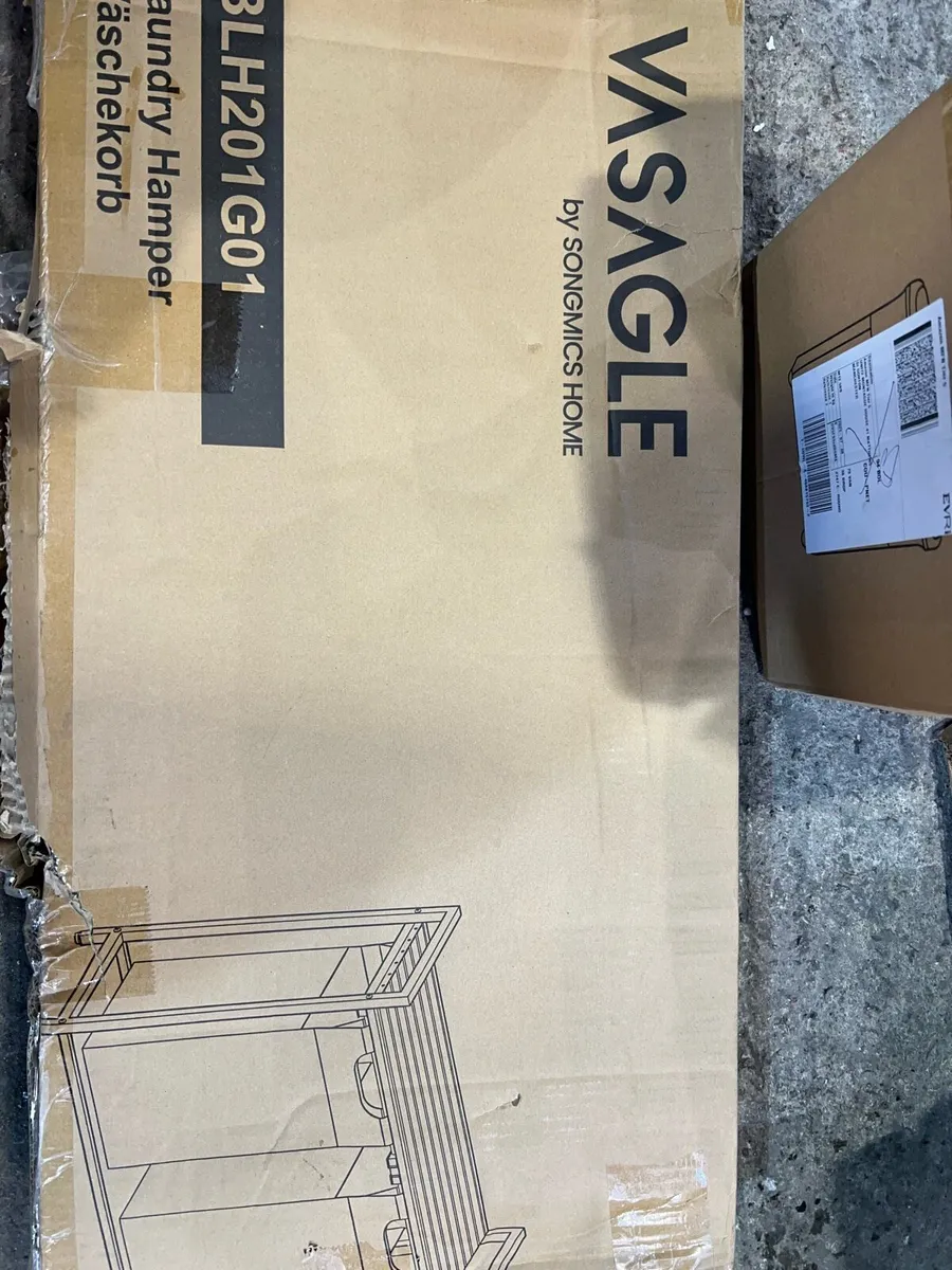 Laundry Basket, 2-Compartmen new - Image 3