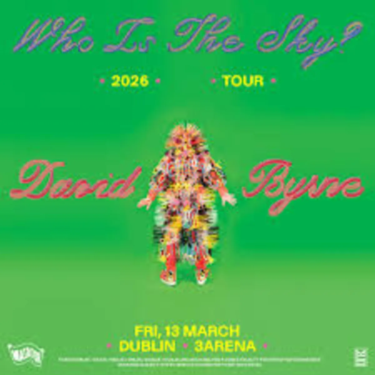 2 David Byrne Seated Tickets March 13th - Image 1