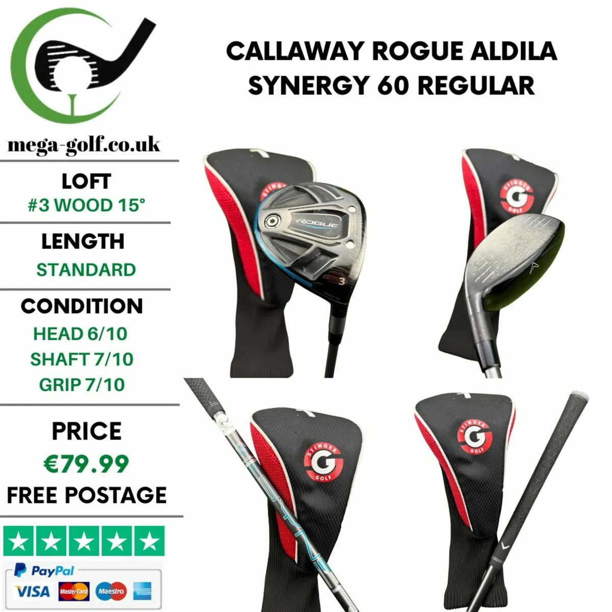 Callaway Rogue #3 Wood 15° / Regular - Image 1
