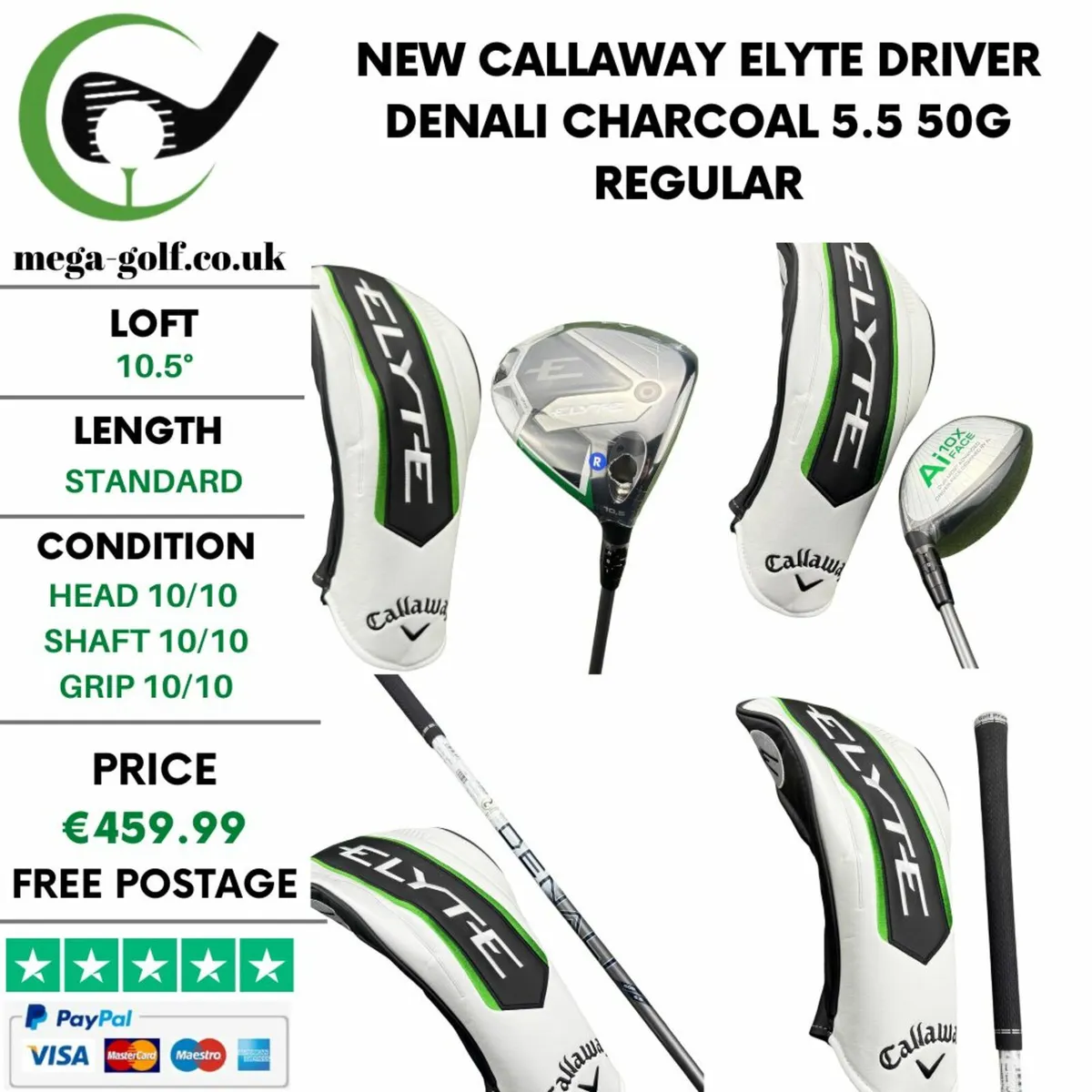 New Callaway Elyte Driver / 10.5° / Regular - Image 1