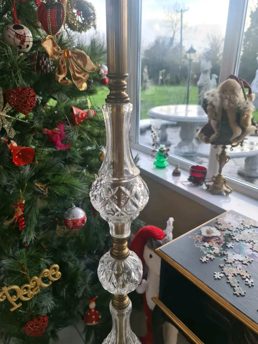 Vintage brass standard lamp POSTAGE AVAILABLE - Image 3