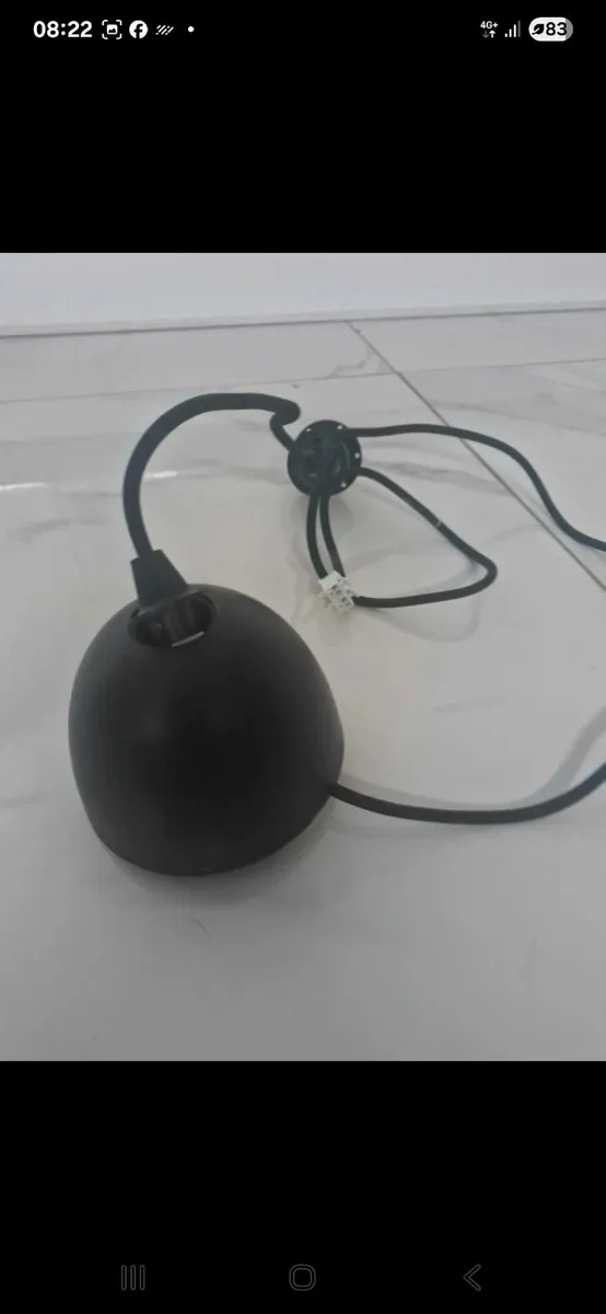 Black iron ceiling pendant - Image 4