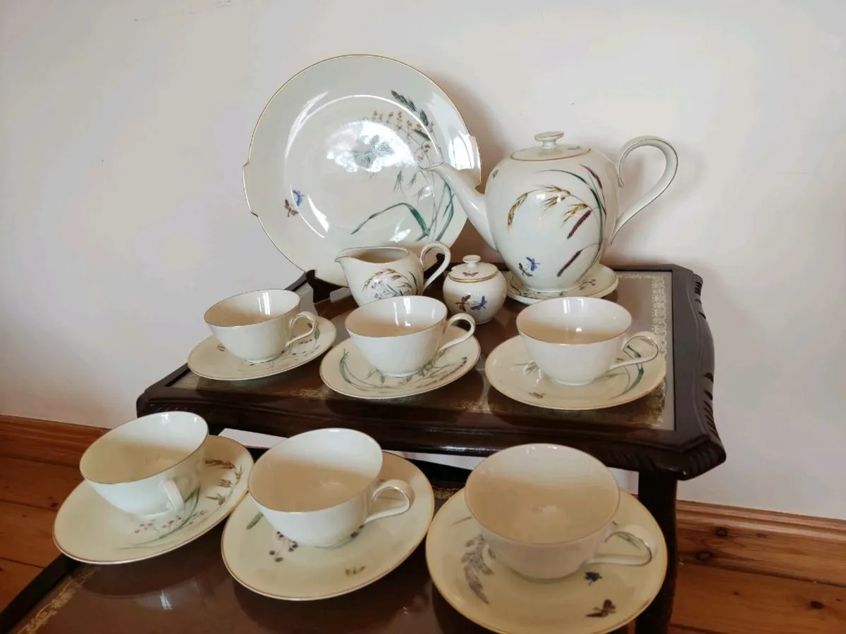 Tea set for 6.Germany Heinrich Selb Summer. 1960 - Image 1