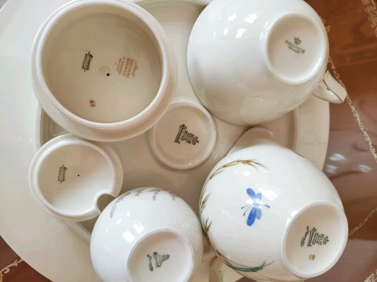 Tea set for 6.Germany Heinrich Selb Summer. 1960 - Image 4