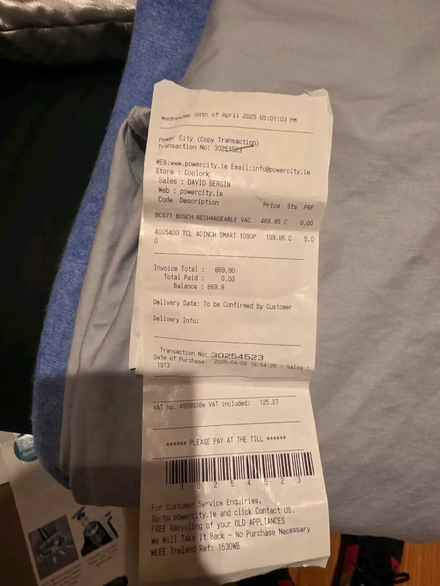 Bosch unlimited 7  Pro hygenic Aqua hoover - Image 4