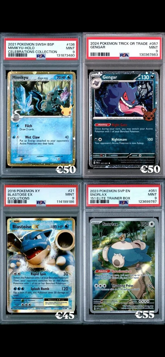 Pokemon Graded Cards Espeon_sean Psa Cgc BGS holo - Image 2