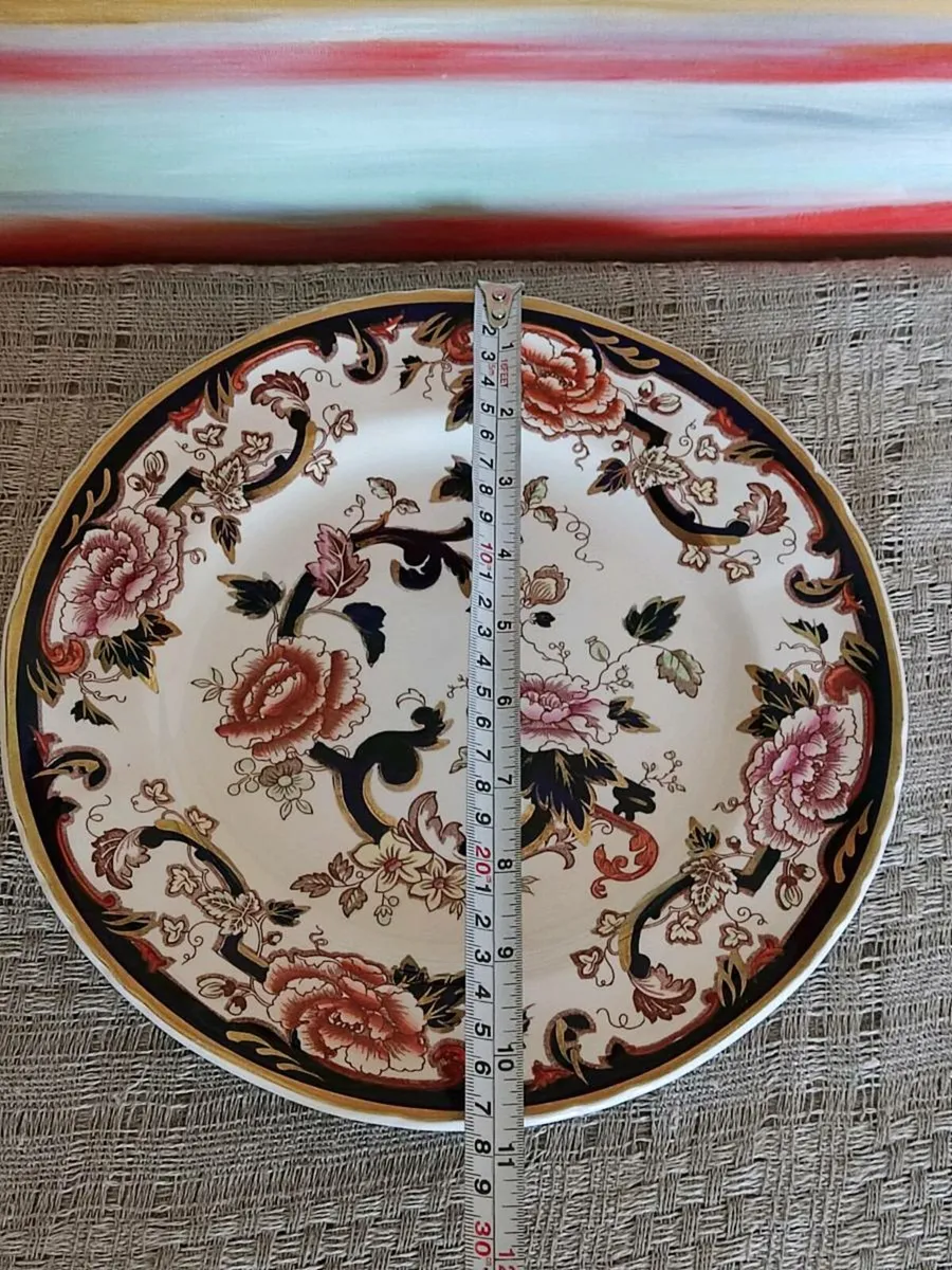 vintage Mason's Mandalay plates and jug - Image 3