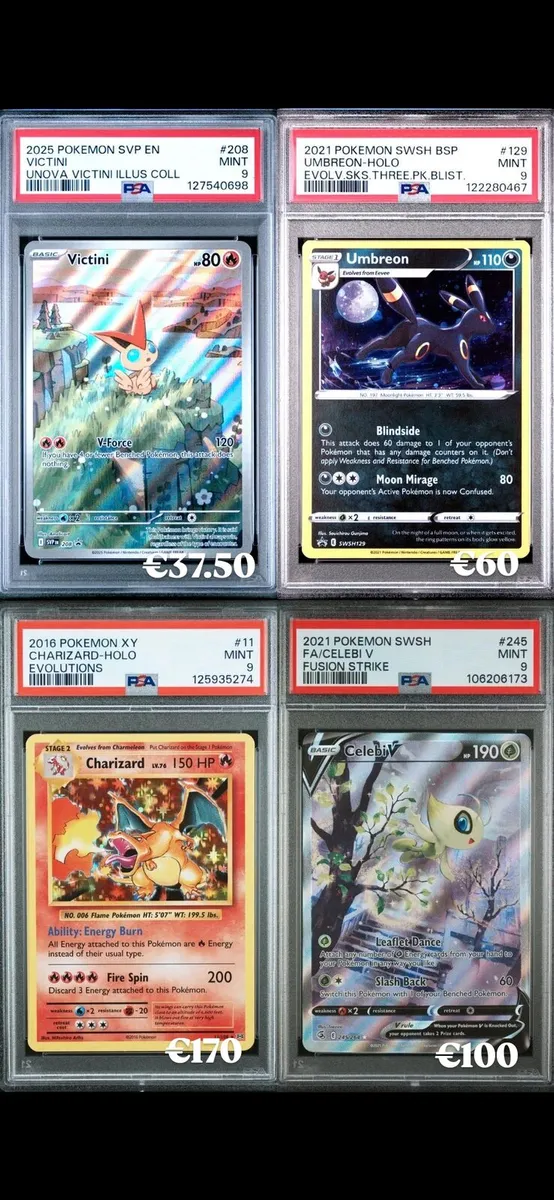 Pokemon Graded Cards Espeon_sean Psa Cgc BGS holo - Image 1