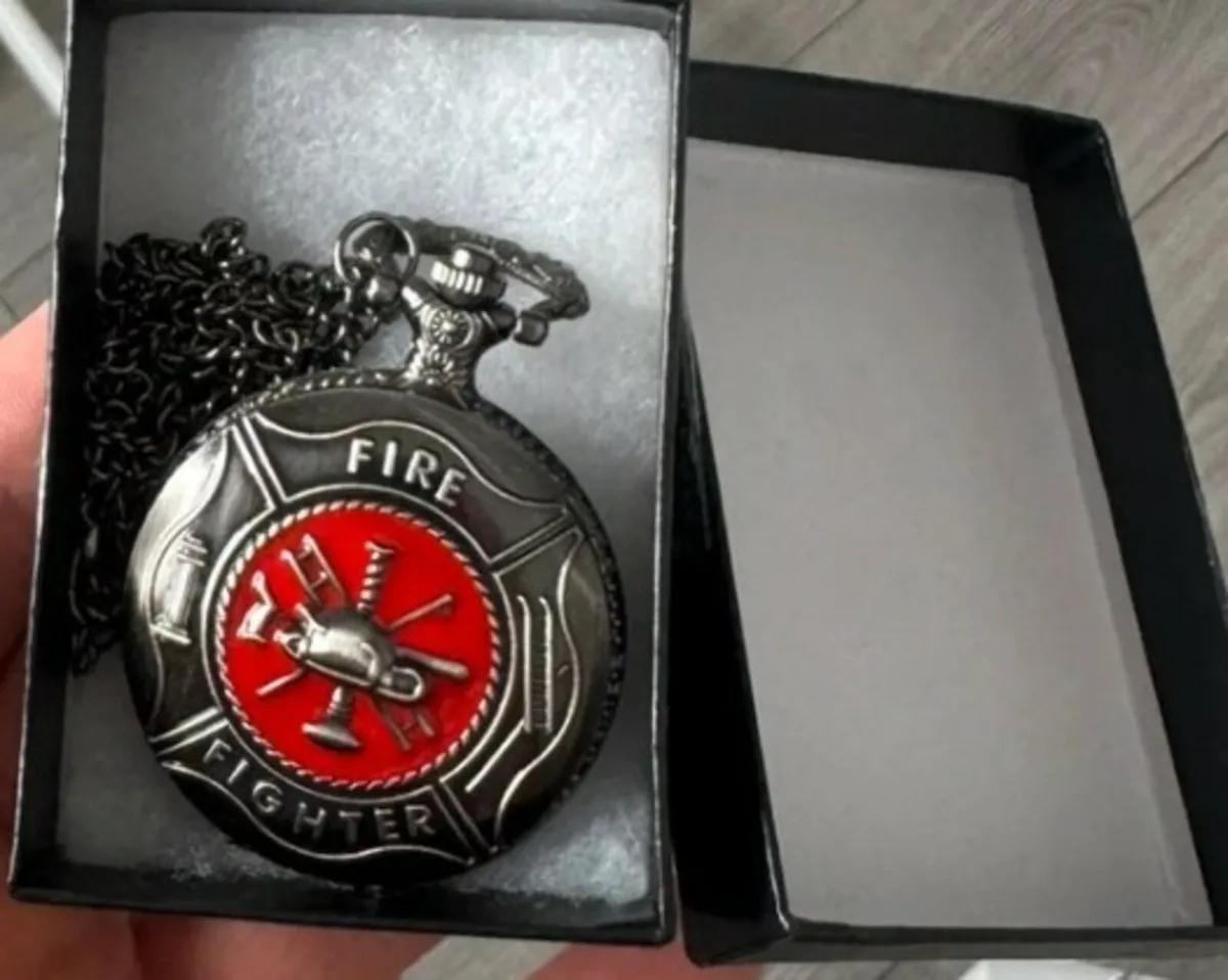 ROLTIN Pocket Watch, Pocket Watch Fire Fighter ,co - Image 3
