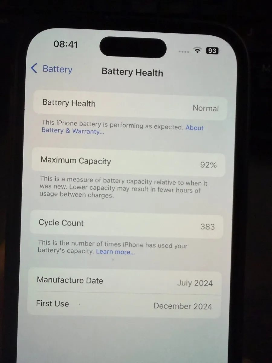 iPhone 15 128GB Black