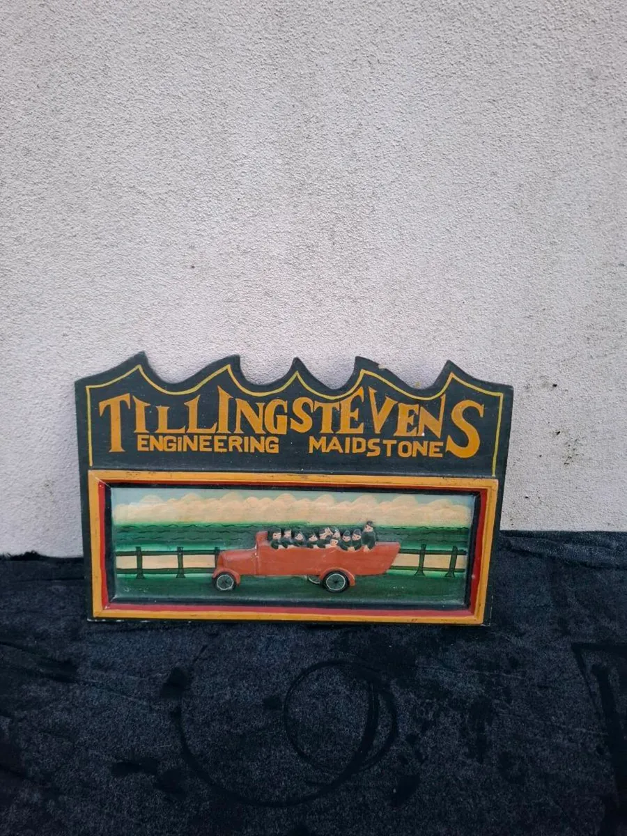 Wood car sign postage possible