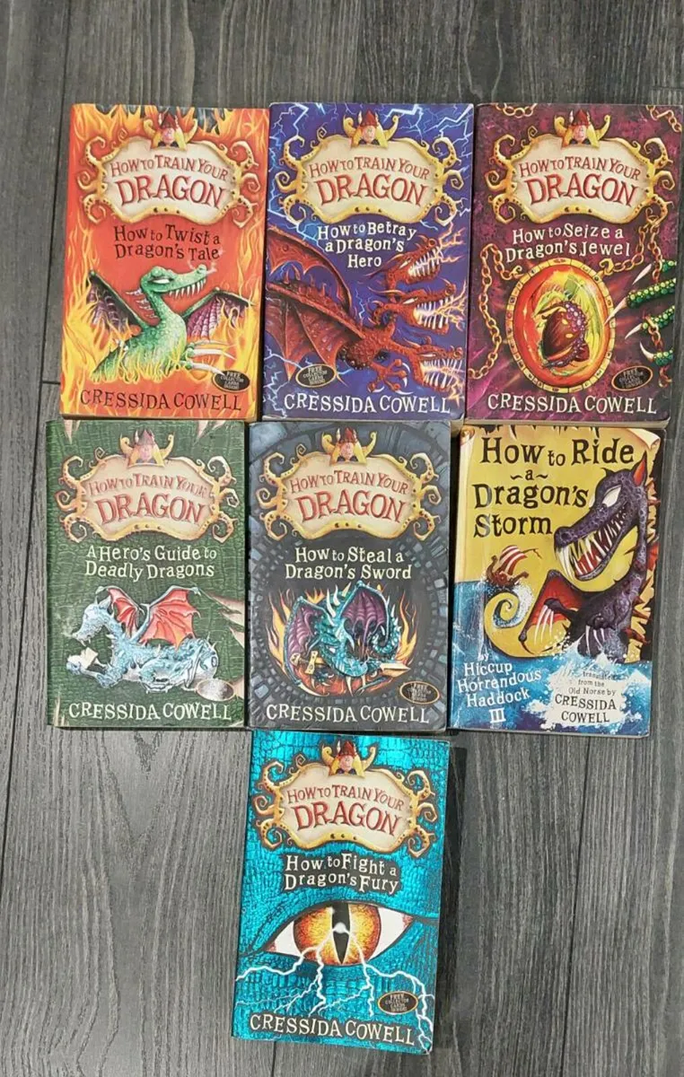 How to train your dragon book collection