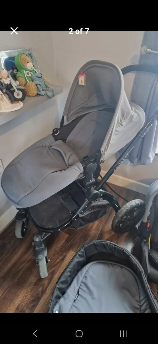 Ikkle bubba grey travel system - Image 4