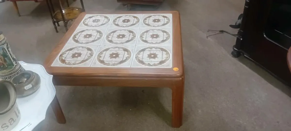 Original Gplan Tile Top Table - Image 1