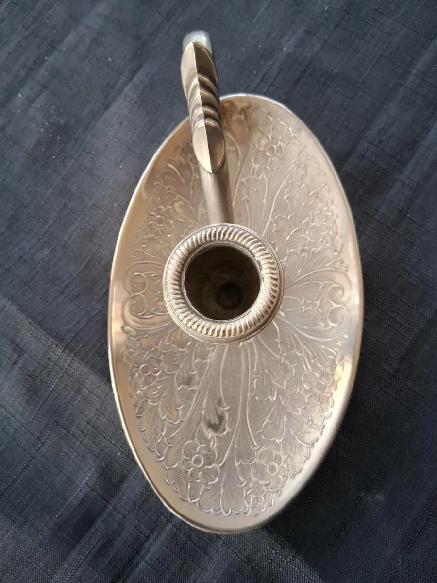 Seba Vintage Silver Plated Chamberstick Holder - Image 3