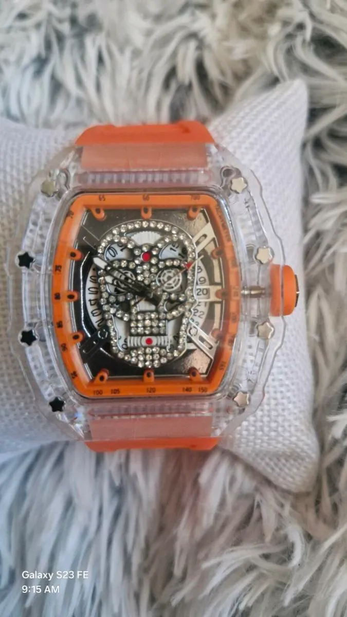 RM style Skeleton day date watch new - Image 2