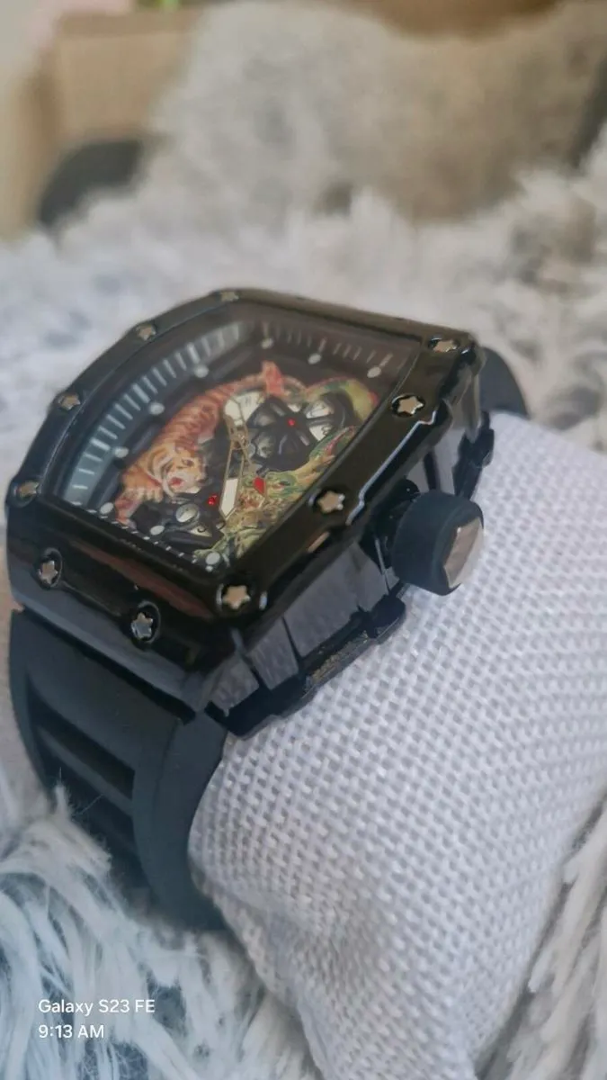 RM style Skeleton day date watch brand new - Image 2