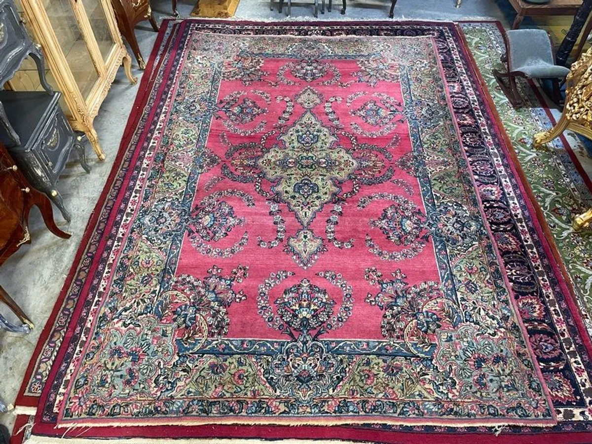 Unique Semi Antique Iranian Lilian Rug - Image 1