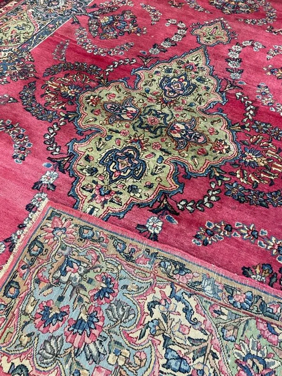 Unique Semi Antique Iranian Lilian Rug - Image 4