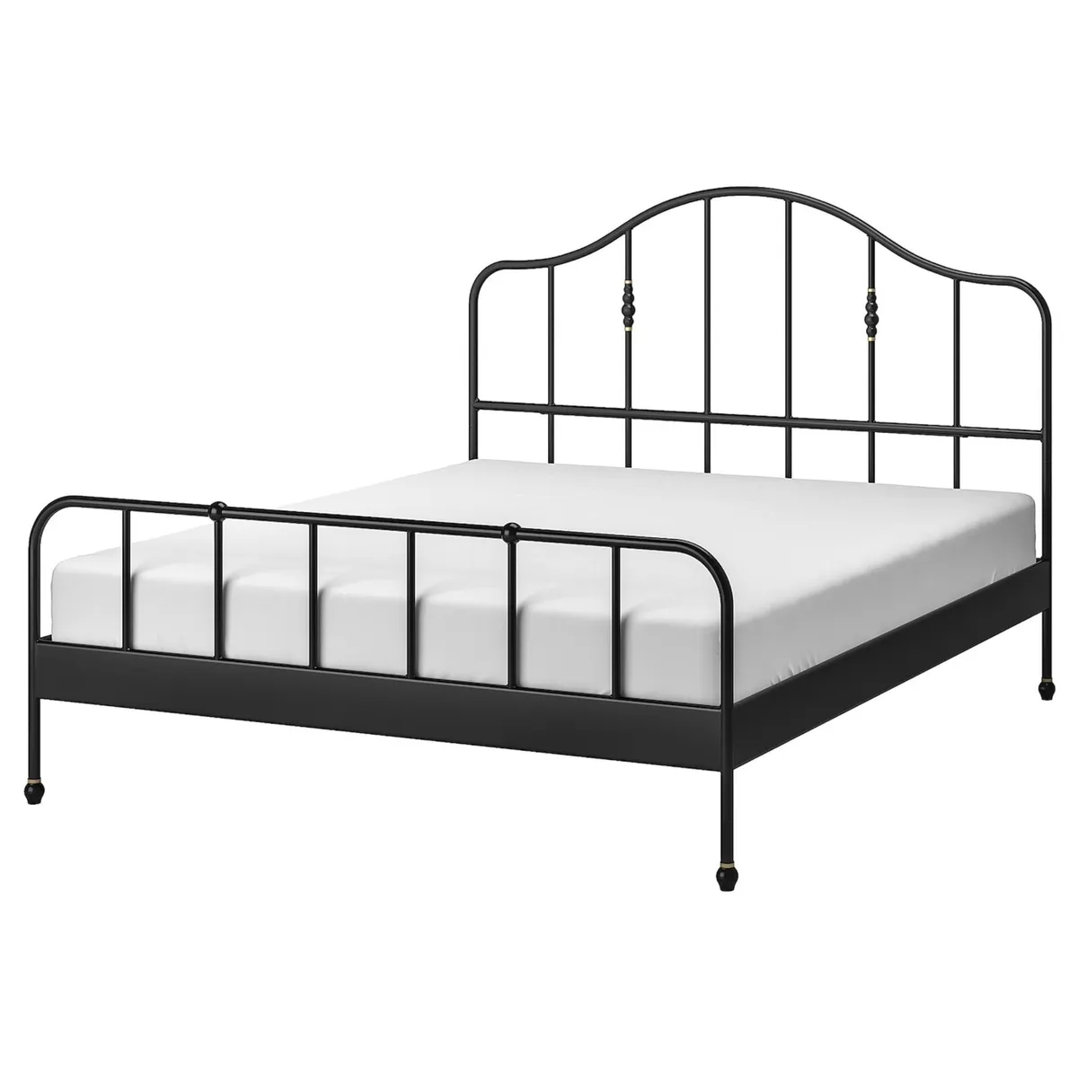 Double Bed - Black Metal - Image 2