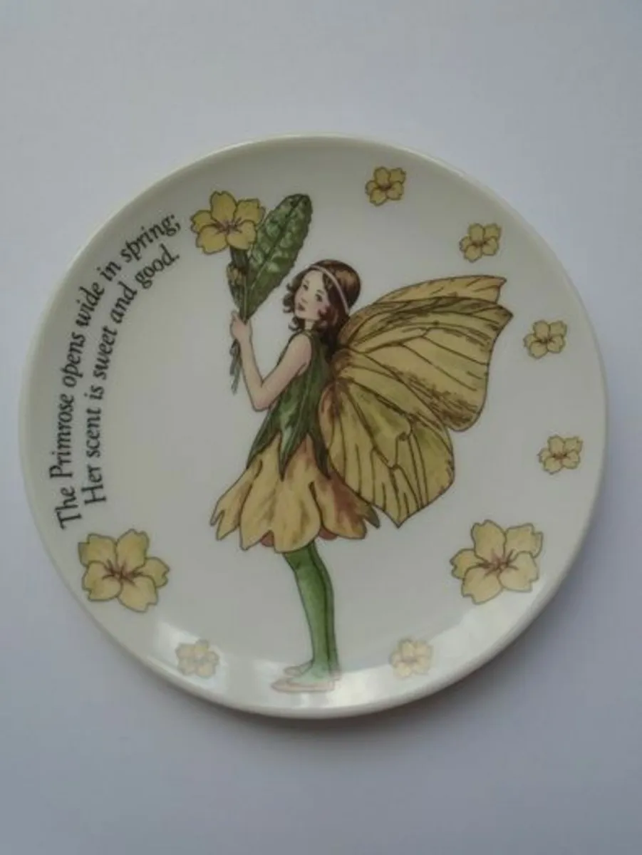 Flower fairy plate, Gift. Home decor - Image 1