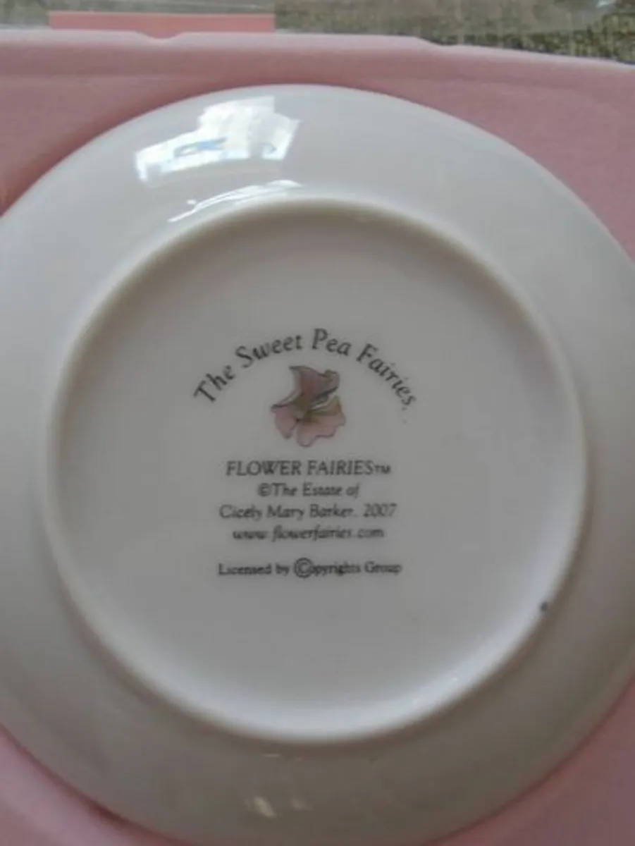 Flower fairy plate, Gift, Collectibles - Image 2