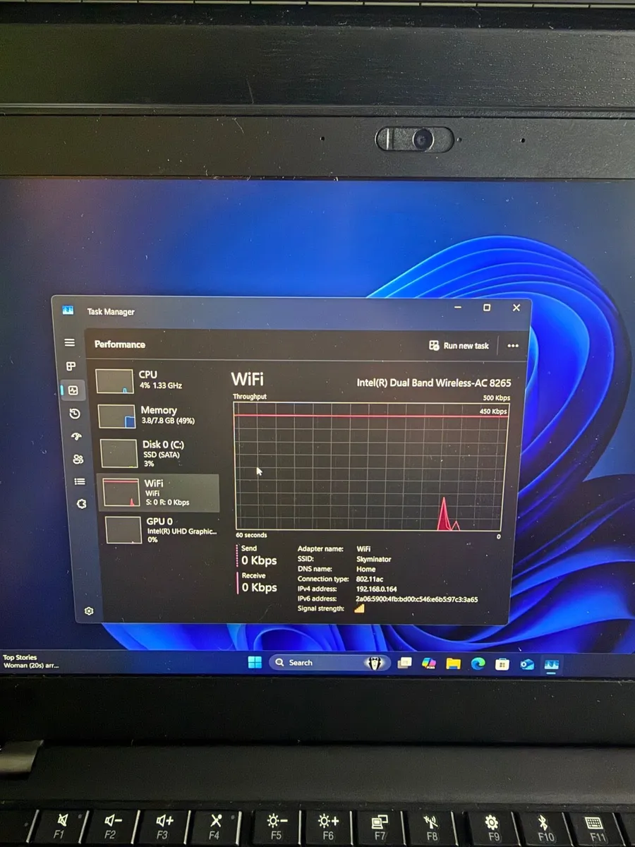 Lenovo X280 Laptop i5/8GB/256SSd/FHD Touch - Image 3