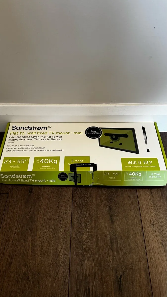 Ultra slim Sandstrom TV wall mount - Image 3