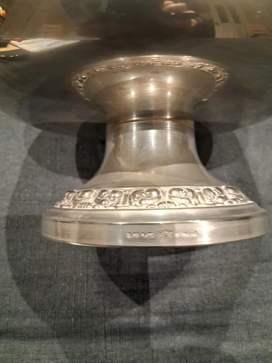 Vintage Silver Plated Rose Bowl - Image 4