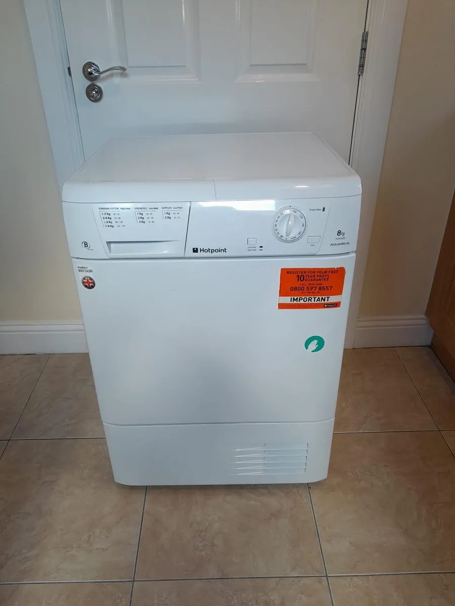 Hotpoint 8kg condenser tumble dryer