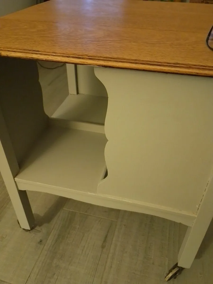 Real Oak Drinks/Tea/Books/Trolley Coffee Table - Image 4