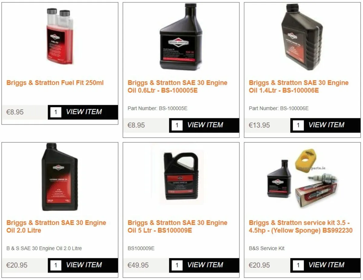 Briggs & Stratton Spare Parts - Image 3