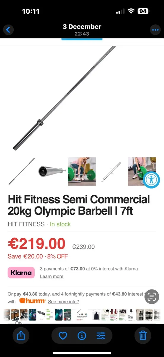 COMMERCIAL OLYMPIC GYM SPEC WEIGHTLIFTING SET!! - Image 4