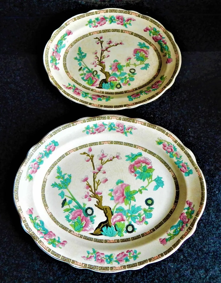 2 Staffordshire Lord Nelson Ware Platters - Image 2