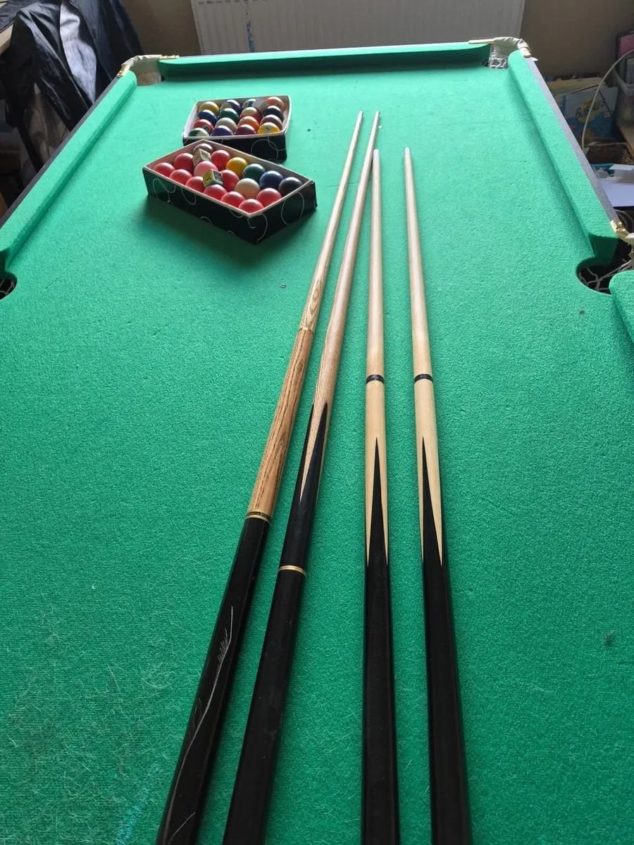 Fold up 6 foot Riley pool table - Image 4