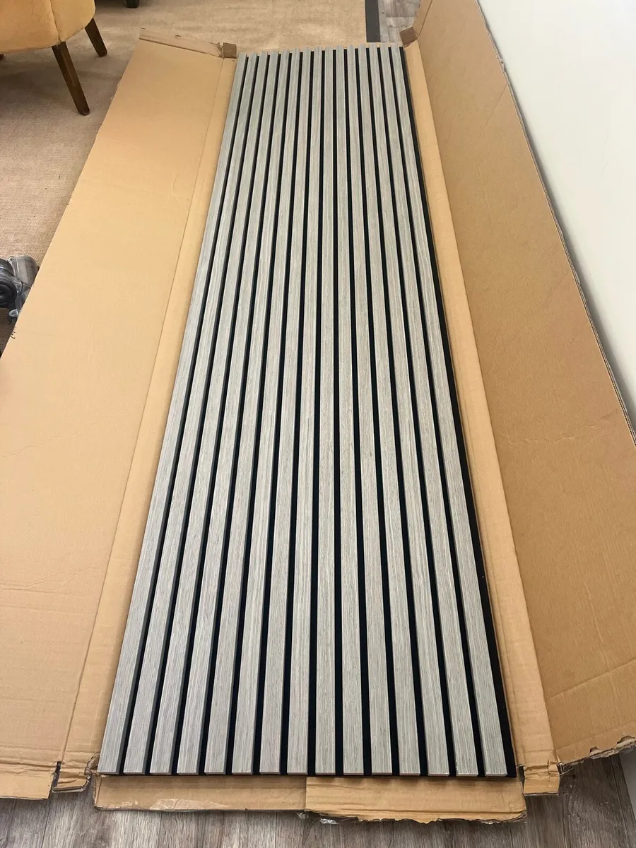 Acoustic Panel - Grey Veneer - Image 1