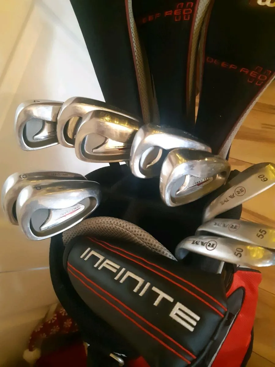 Fantastic Wilson Deep Red Fatshaft Golf Set - Image 3