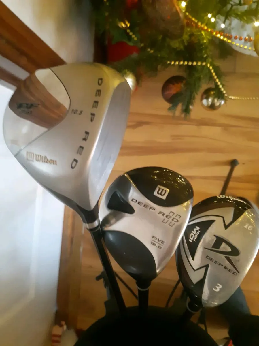 Fantastic Wilson Deep Red Fatshaft Golf Set - Image 4