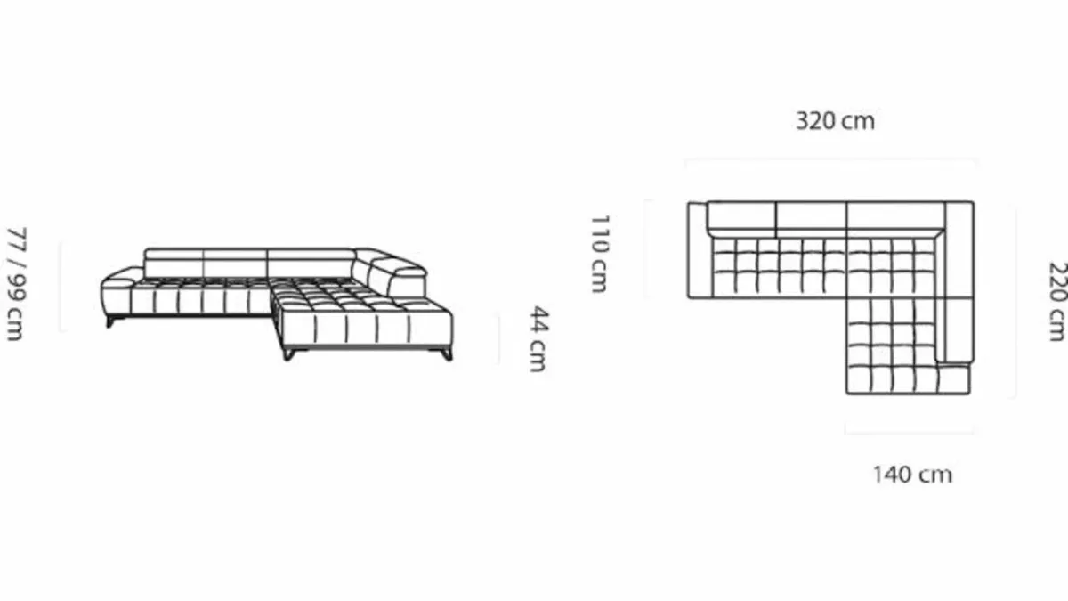 PALLADIO L CORNER SOFA BED - Image 2